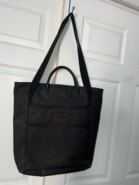 Dark Gray LL Bean Stonington Canvas Tote Bag with handles